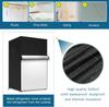 Upright Freezer Cover 22''L X 23''W X 34''H,  Oxford Mini Fridge Cover Protection for Outdoor Refrigerator Waterproof, Dustproof