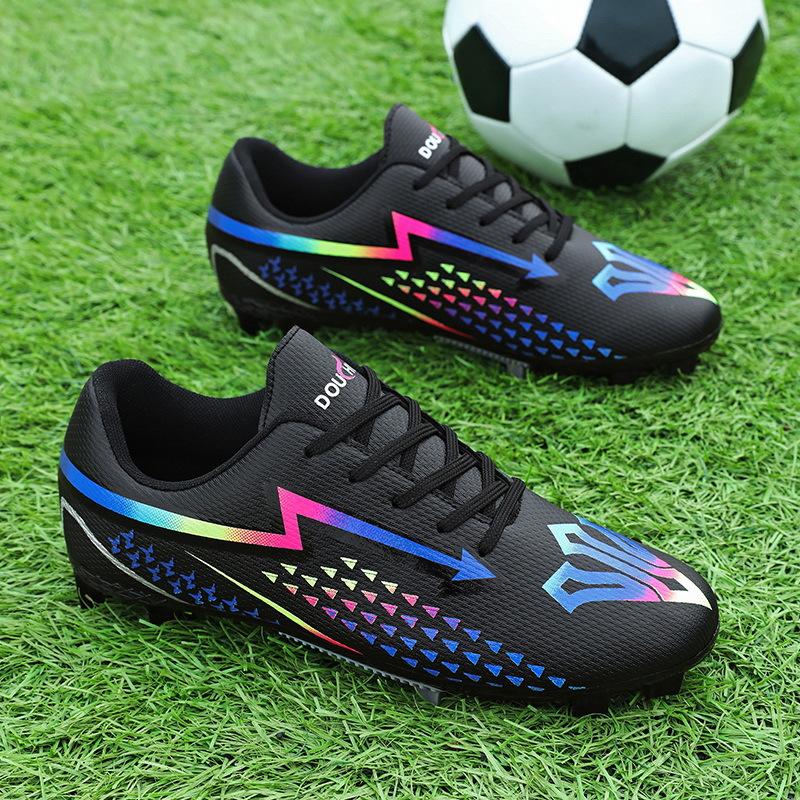 2025 new non-slip spike football shoes men's adult sports training shoes men's and women's youth sports shoes