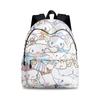 Elegante Set Zaino Cinnamoroll Per Viaggi di Lavoro Materiale in Poliestere Traspirante e Resistente