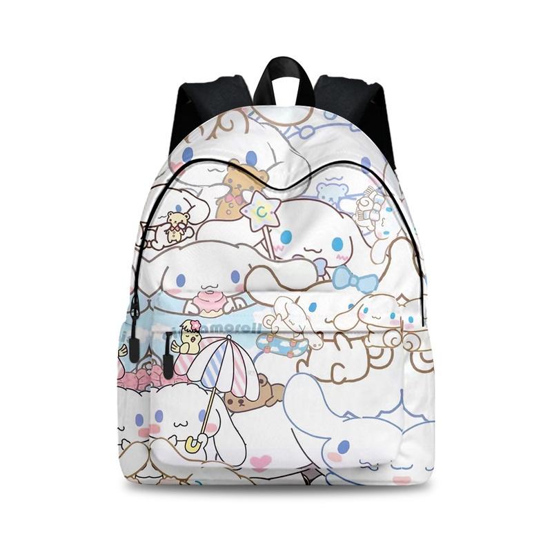 Elegante Set Zaino Cinnamoroll Per Viaggi di Lavoro Materiale in Poliestere Traspirante e Resistente