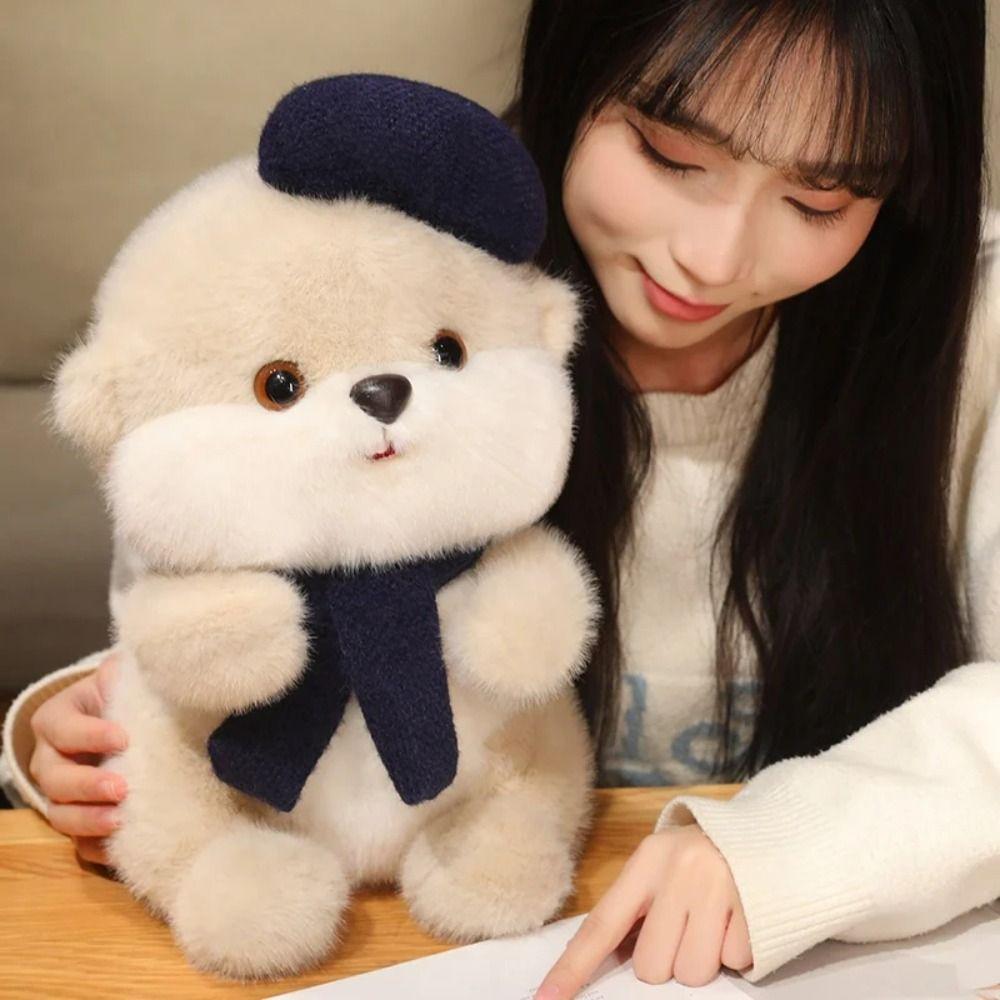 Fluffy Little Otter Plush Toy Soft Squirrel Plush Toy Beaver Plush Doll  Home Decor