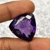 Natural Purple Sapphire Loose Gemstone 24x24 Mm Trillion Cut Jewelry Making September Birthstone