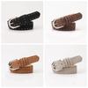 Rivet Women Wide Belt Retro Western Cowboy Belt Adjustable Leather Waistband  Pants Accessories