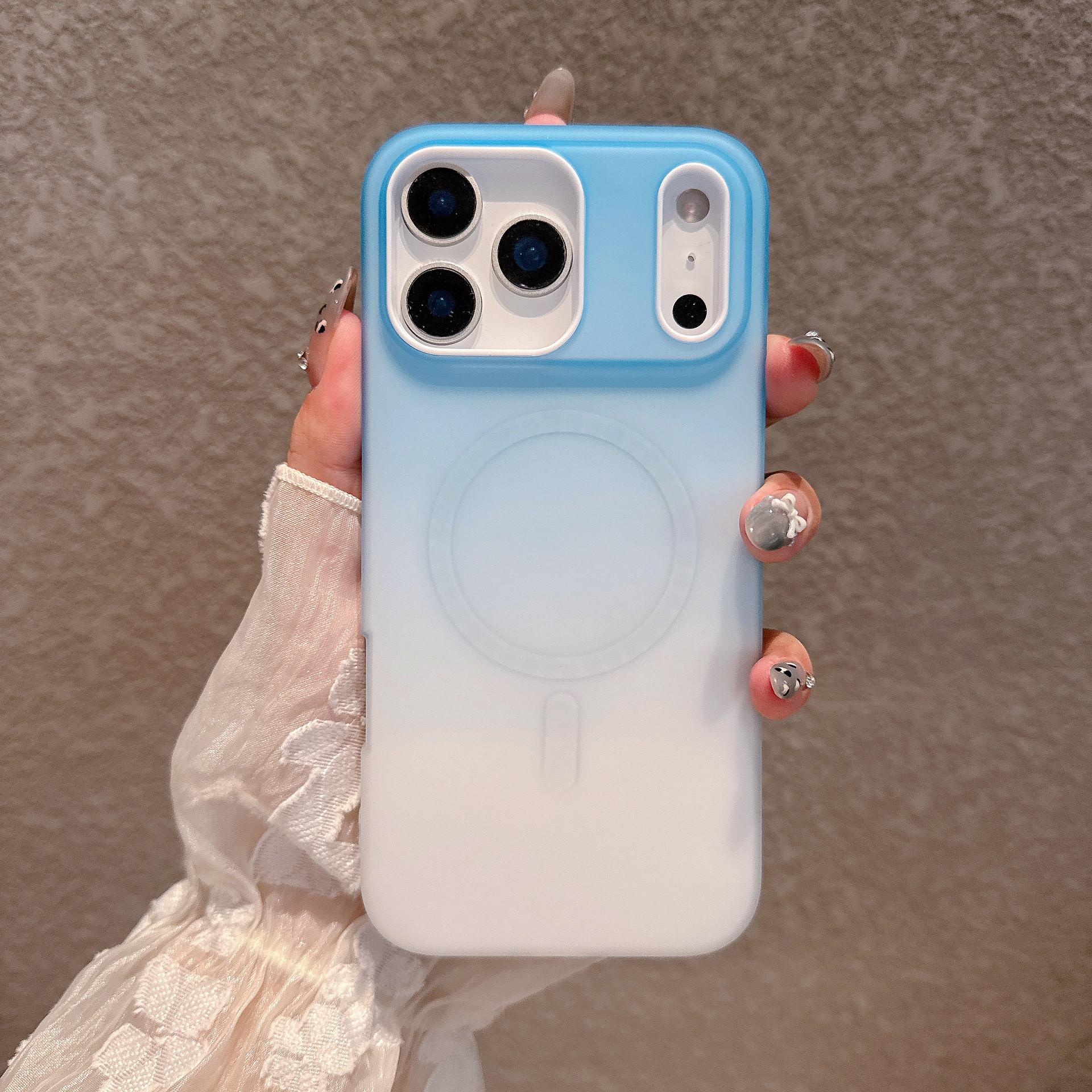 

iPhone 17 Pro Max Gradient Jelly Magnetic Frosted Protective Case iPhone 11 Pro Max