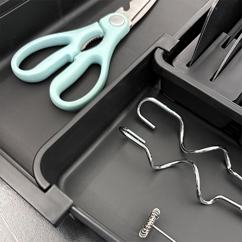 Cutlery Organizer Adjustable Cutlery Storage Tray Expandable Spoon Fork Divider Drawer Organizer