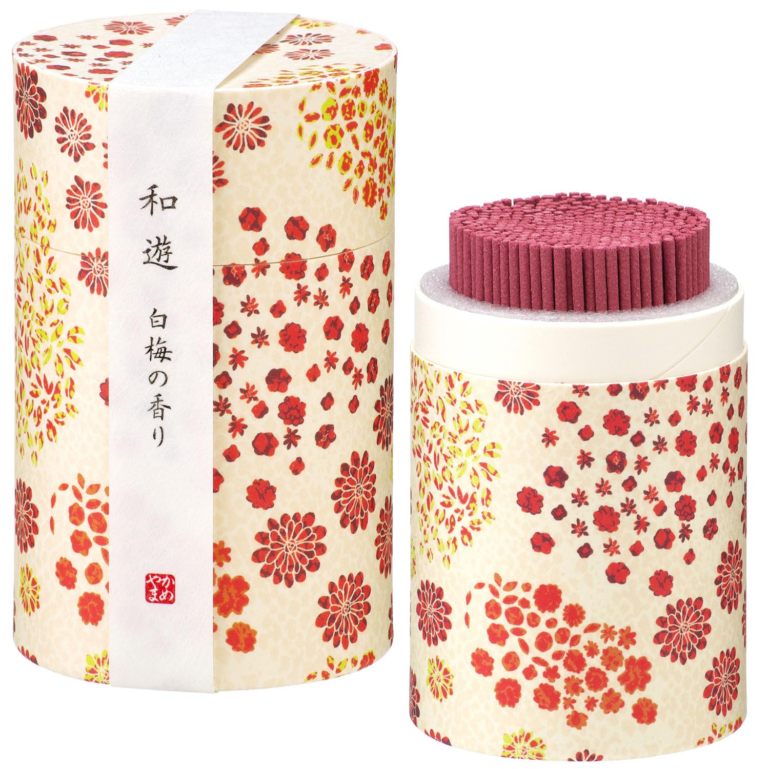 Kameyama Wayu White Plum Scent Incense 90g 300 Mini Size Sticks, Approx. (Approx. sticks),