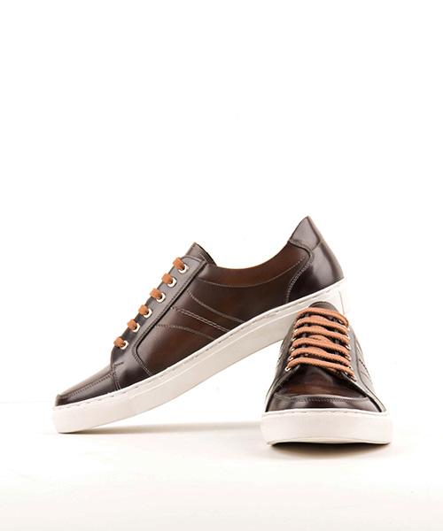 Leatherless # 3001 / Two-Tone Sneakers / Brown / For Men
