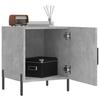 Nightstands 2 Pcs Concrete Grey 40 X 40 X 50 Cm Engineered Wood