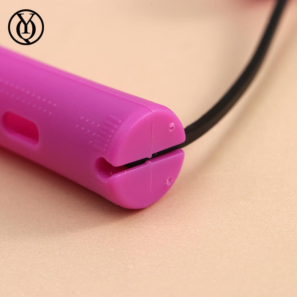 Professional Hair Salon Hollow Curling Bar with Rubber Bands