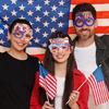 Support Democracy with Patriotics Glasses Eyewears Patriotics Decorations