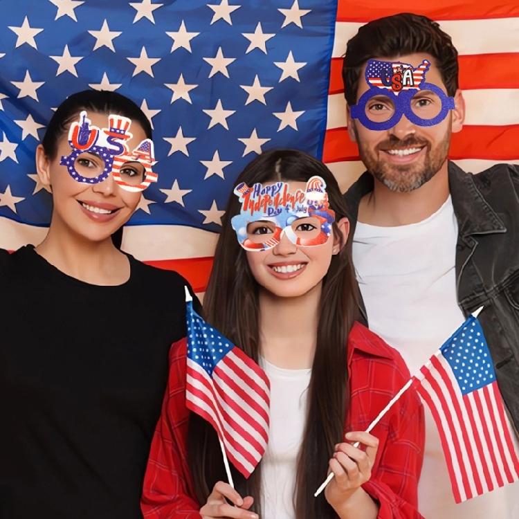 Support Democracy with Patriotics Glasses Eyewears Patriotics Decorations