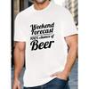 Bedrucktes Sommer-Outdoor-T-Shirt für Herren, lockere Passform, trendiges vielseitiges kurzärmeliges T-Shirt für den täglichen Gebrauch