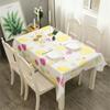 Plastic PVC Waterproof Oilproof Kitchen Dining Table Colth Rectangula Grid Printed Tablecloth Cover Mat Oilcloth Antifouling
