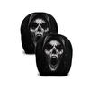2Pcs Elastic Spooky Face Auto Headrest Sleeve Soft Comfortable Auto Headrest Wrap  Travel