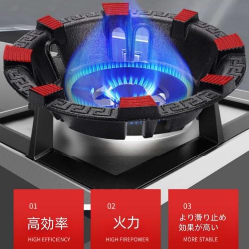 REENEW Overheat Prevention Sensor Compatible Auxiliary Trivet, Gas Stove Rack, Cast Iron Pot Ring, Windproof Stove Support Ring, Pan Holder Stand, Non
