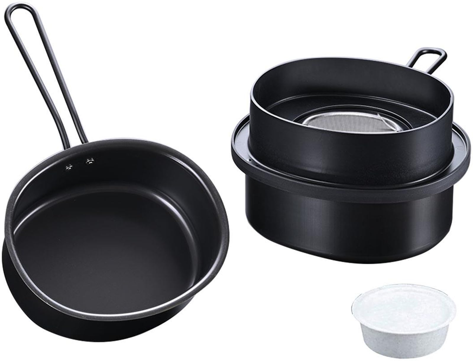 

Shimomura Kikaku Deep Fryer, Oval Shape, Made in Japan, Gas/IH Compatible, Can be Used as an Oil Pot, Iron, Heat Retention, Crispy Frying, Drip-Free,