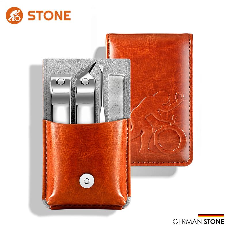 STONE Palm-sized Manicure & Grooming 4-Piece Set