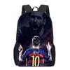 Football Star Surrounding Messi Mbappe Neymar Backpack Student School Bag Backpack