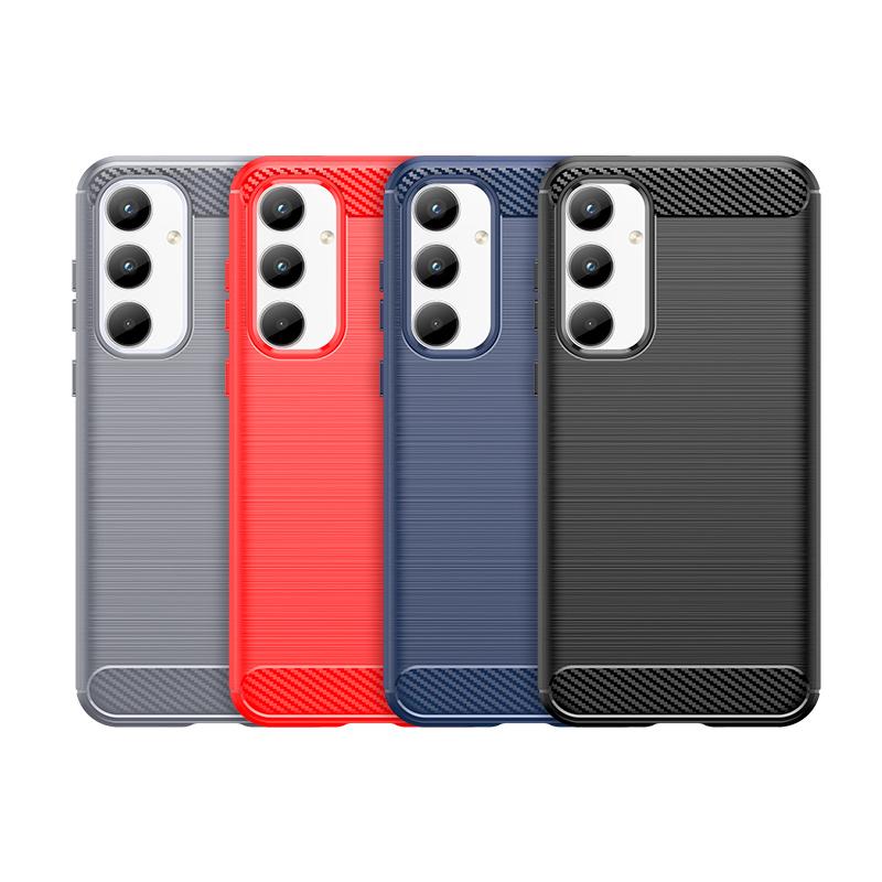 For Samsung A35 Case Cover Samsung Galaxy A35 A05 A05S A15 A25 A55 5G Capas Shockproof TPU Soft Carbon Fiber Fundas Samsung A35