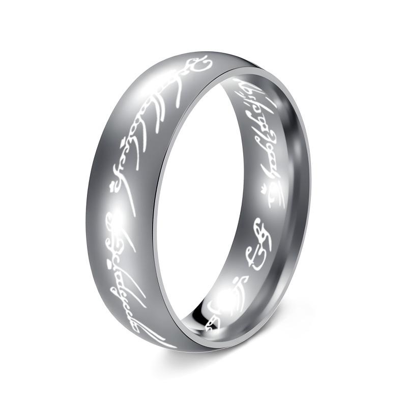 Stainless Steel Magic Ring Men's Ring Couple Ring King Men's and Women's Ring Stylish Domineering