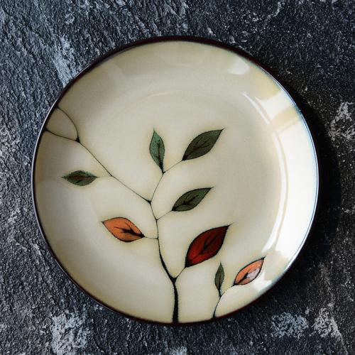 Creative Kiln Changing Glaze Ceramic Tableware Hand-painted Western Food Plate Steak Plate Dessert Dim Sum Plate