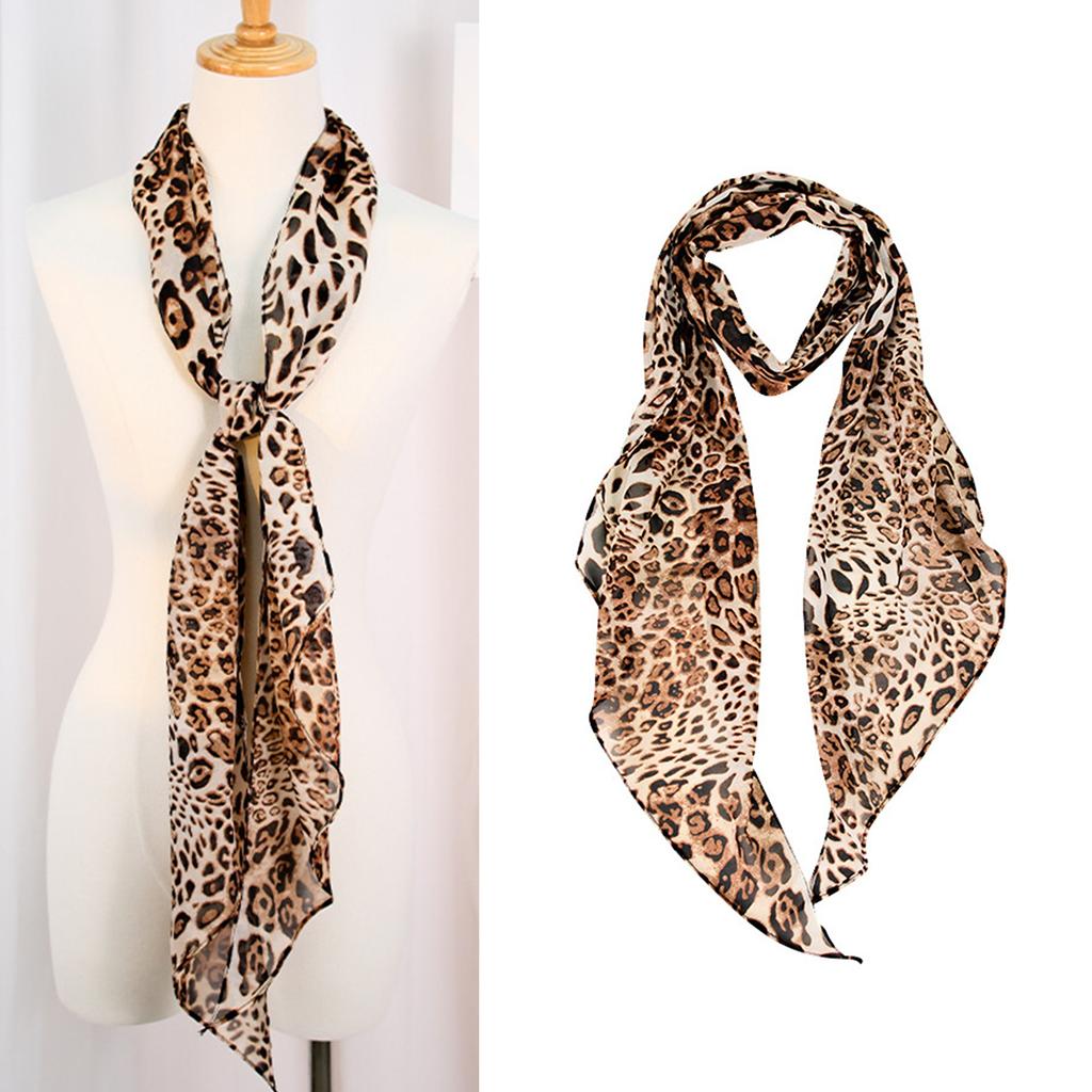 Women Winter Leopard Pattern Scarf Warm and Stylish Neckerchief Fashion Scarves Elegant Women's Accessory