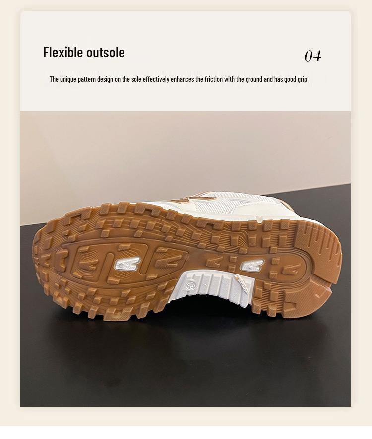 Women's Versatile Soft-Soled Mesh Sports Shoes: Lightweight, Breathable, and Casual for Running, Travel, and Skateboarding