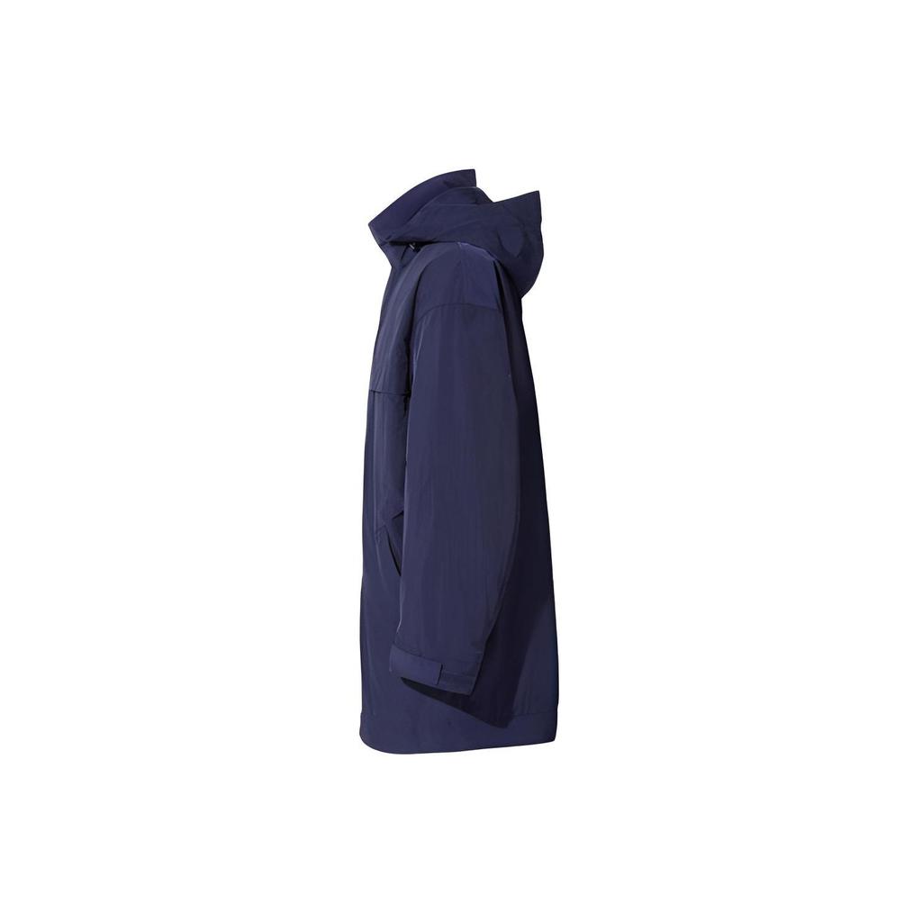 Uniqlo X Jil Sander Loose Removable Hood Zip Coat Men coats Navy 439927-69