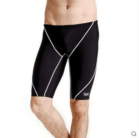 

Мужские плавки больших размеров черного цвета с быстрой сушкой для плавания и дайвинга 4XL