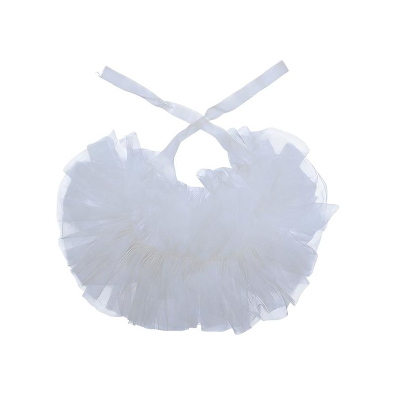 Victorian Lace Ruffled Collar for Women Stage Performances Detachable Collar Neck Ruff For Halloween Party Dressingup