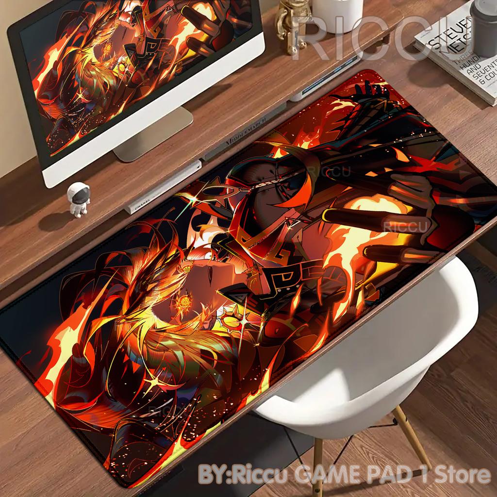 HD PC Genshin Impact Mavuika Hentai High definition printing Mechanical Keyboard Locking Edges accessories Mouse pad ESports