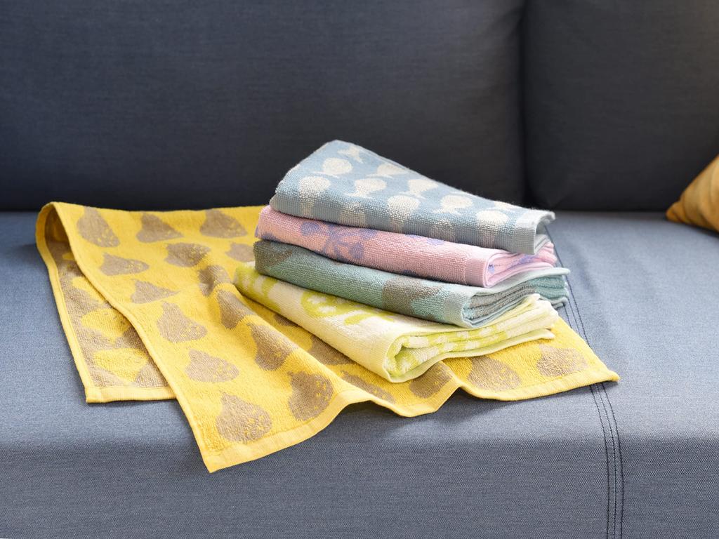 Kosugizen Face Everyday Nordic 5 Colors 1 of 34 x 80 Nordic Set of Towels, Style, Keytos, (5 Patterns), Each, cm, Motif, Thin, Quick-Drying, 5,