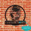 Personalized Japanese Kabuki Metal Wall Art Name Sign Hot Sale Modern Home Outdoor Decor