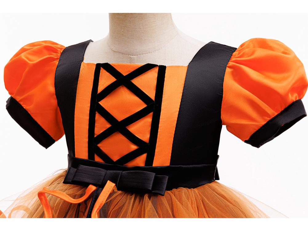 European & American Vampire Witch Cosplay Dress for Kids - Halloween Series
