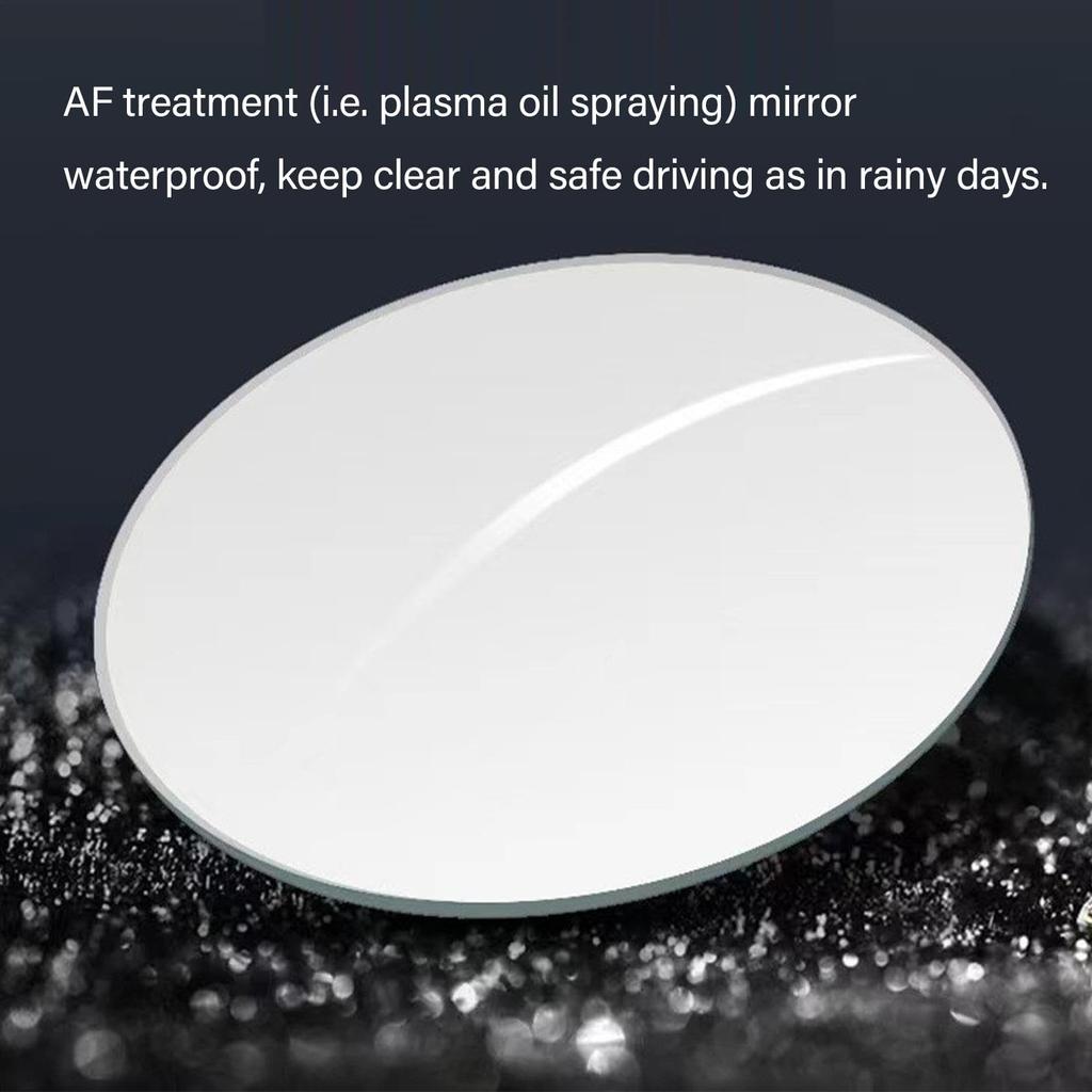 Tuyhnj Convex Mirror, Car, Side Mirror, Blind Spot, Auxiliary Observation Mirror, 2 Pack, Adjustable