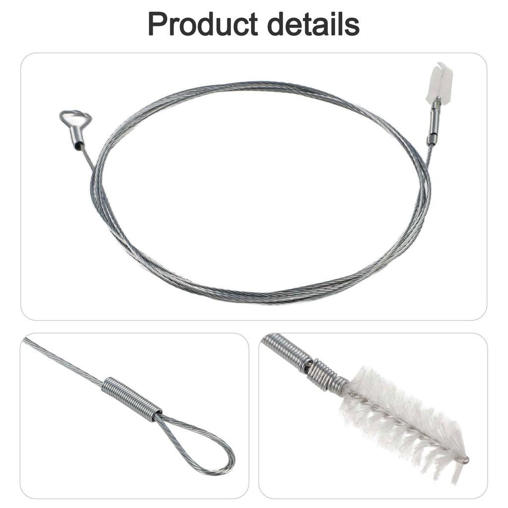 Washing Tool Cleaning Brush 150CM Flexible Nylon+stainless Steel