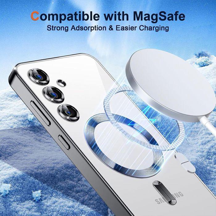 Coque de Protection - BOOLING - Samsung Galaxy A07 - avec Cercle Magnétique Film Caméra - Noir