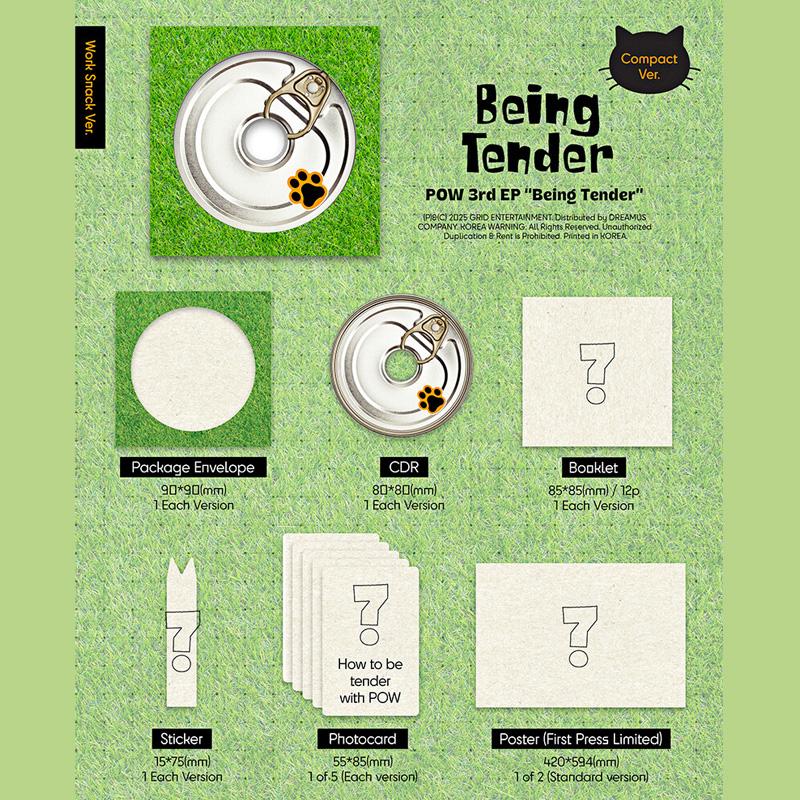 POW 3. minialbum [Being Tender] (Kompakt Ver.)
