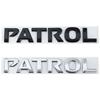 AAWW1 Modified for Nissan PATROL Badge ABS Plastic Car Front Hood Emblem Sticker Rear Trunk Decal Exterior Accessories