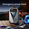 12000mAh High Capacity Multi-Function Car Jump Starter & Air Compressor, Emergency Battery Booster for Gas&Diesel Cars