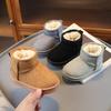 Kinder sneeuwschoenen winter nieuwe fluwelen verdikte winterlaarzen meisjes zachtzool katoenen laarzen jongens baby katoenen schoenen