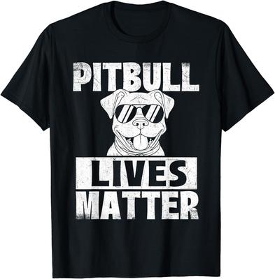 Pitbull Lives Matter - Λάτρης Pittie Λάτρης Σκύλου Ιδιοκτήτης Κατοικίδιου Unisex Μπλουζάκι