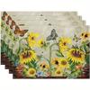 Printed Festival Party Placemats: Stain-Proof, Heat-Resistant Table Decoration