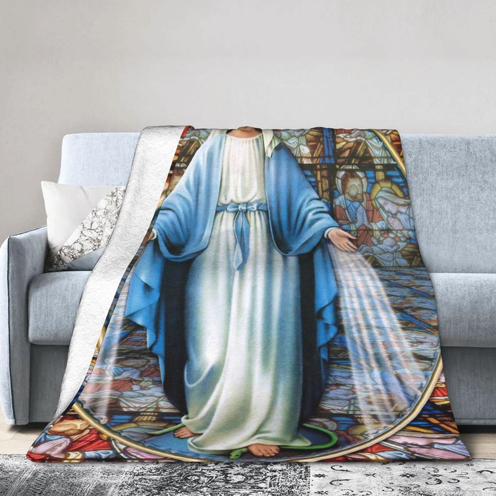Christian Divine Mercy Flannel Blankets Jesus I Trus In You Custom Throw Blanket for Sofa Bedding Lounge 200x150cm Bedspreads