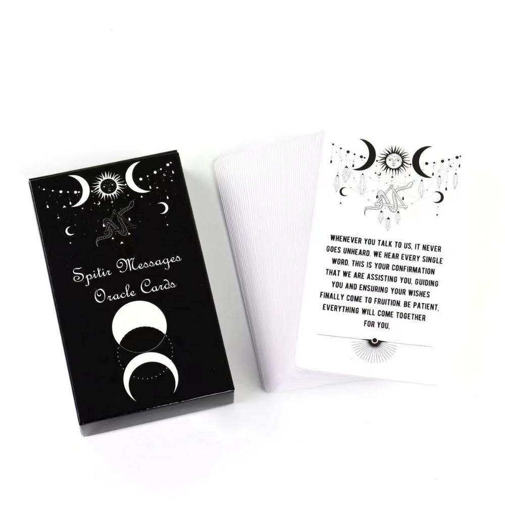 10.3*6cm Spirit Messages Oracle Cards - A 54-Card Deck with Inspiring Messages From Your Guides