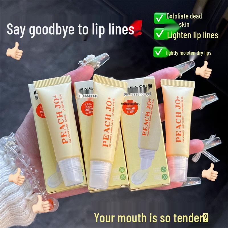 

PEACH JO+ 5D Lip Care Set: Vitamin C Lip Mask, Lip Oil, and Cream for Moisturizing, Hydrating, and Reducing Lip Lines for Women Standard