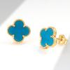 Women's Four-Leaf Clover Bracelet – 18K Gold Plated with Double-Sided Mother-of-Pearl, Elegant High-Quality Accessory, Chic and Lucky Design.
