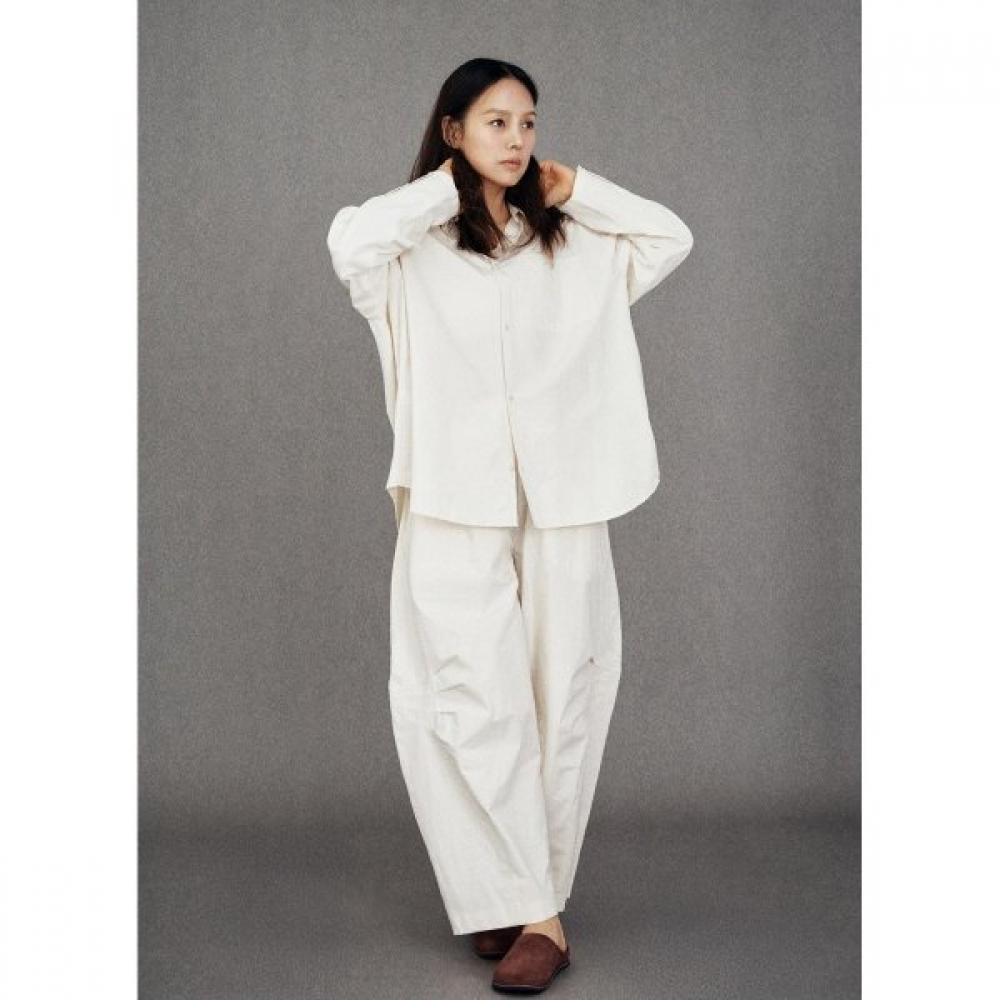 Budhi Mudra Kitty Wide Pants Cream  B61002apl43 V07 Cream/XS