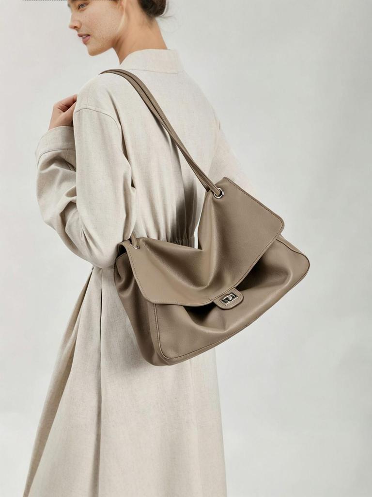 2026 Women's Genuine Leather Luxury Underarm Crossbody Bag - Versatile, Simple Design for Commuting