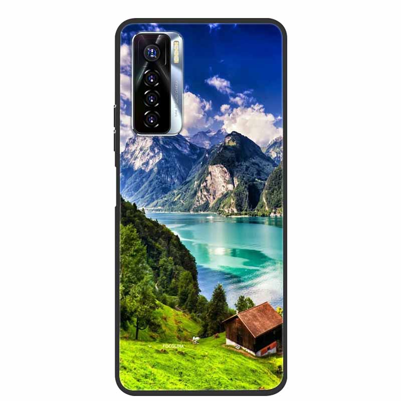 For Tecno Camon 17 Pro Cases 17P 17 Soft TPU Silicone Phone Cover for Tecno Camon 17P Back Cover Bumper Fundas Camon17 CG7n Capa